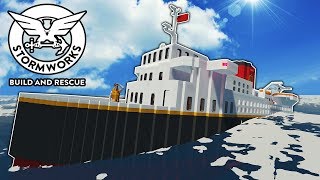 IDIOTS TAKE OVER CRUISE SHIP AND THIS HAPPENED! - Stormworks Gameplay - Sinking Ship Survival