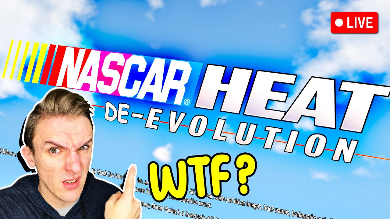 🔴 LIVE - NASCAR Heat De-Evolution - Full Mod Walkthrough