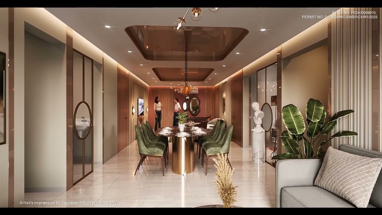 Still from the official video of Godrej Regal Pavilion