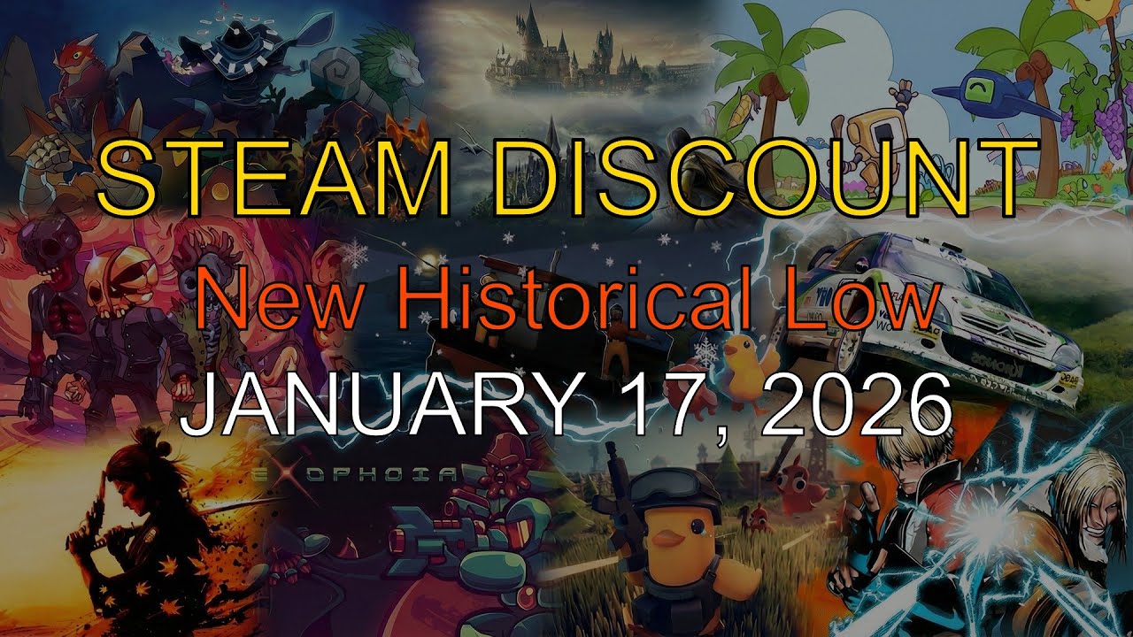 2026 1 17 FINALLY These Steam Games Just Hit New HISTORICAL LOWS 