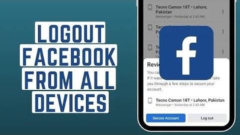 How To Logout Facebook From Other Devices [2023] | Logout Facebook