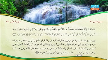 38 | سورۀ ص | صابر عبد الحكم | مشاري راشد العفاسي | سعد الغامدي | سورة ص