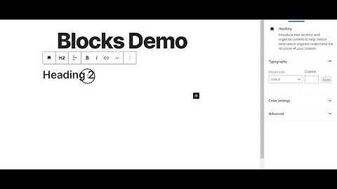 Adding Heading text using Markdown in the WordPress block editor