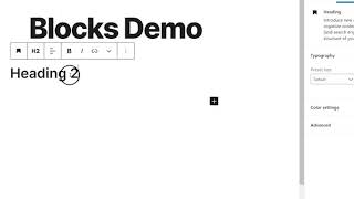 Adding Heading text using Markdown in the WordPress block editor