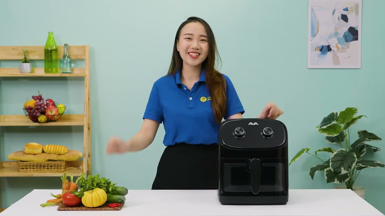 Nồi Chiên Không Dầu Ava 55K07A 5.5 Lít - Giải Pháp Hoàn Hảo Cho Mọi Gia Đình