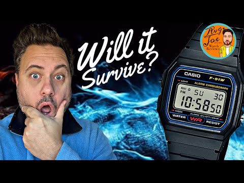 Video: Er Casio f91w vandtæt?