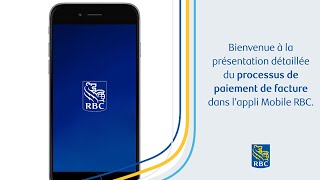 Paiement de facture dans l’appli Mobile RBC