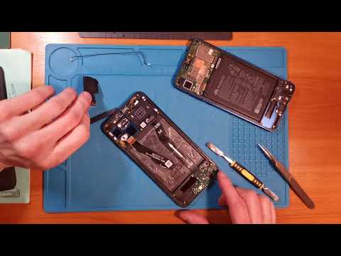 Honor 8x полный разбор ремонт замена дисплея экрана в рамке Display Replacement Phone Repair mobile