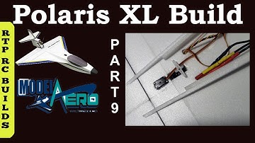 ModelAero Polaris XL FPV Seaplane Build - Part 9 - Rudder Build, Aileron Servo Install, Lamimating