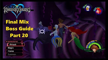 Kingdom Hearts: Final Mix PROUD Mode (Boss #20 - Ursula, Flotsam & Jetsam)