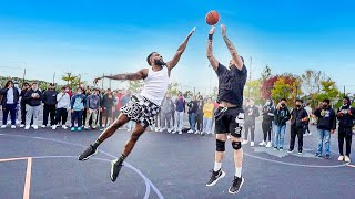 1v1 Basketball Against Crswht From The Hooligans In NYC...