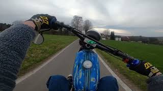 Simson S51 WHEELIES / Tuning / raw