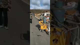 Lxd300 Mechanical Single Cylinder Thermoplastic Paint Preheater roadmarking