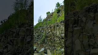Dawny kamieniołom, Rębiszów #stone #stones #quarry #geology #lake #jezioro #mountains #nature