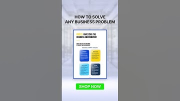 How to tackle business problems step by step, from spotting the issue to solving it