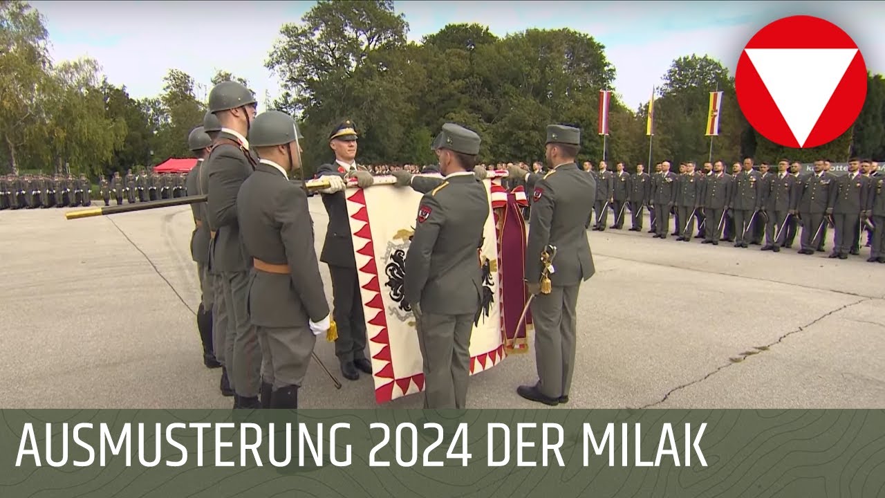 Ausmusterung 2024 an der Theresianischen Militärakademie
