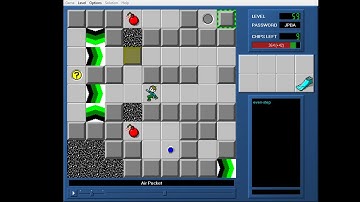 CCLP3 level 59 solution - 322 seconds
