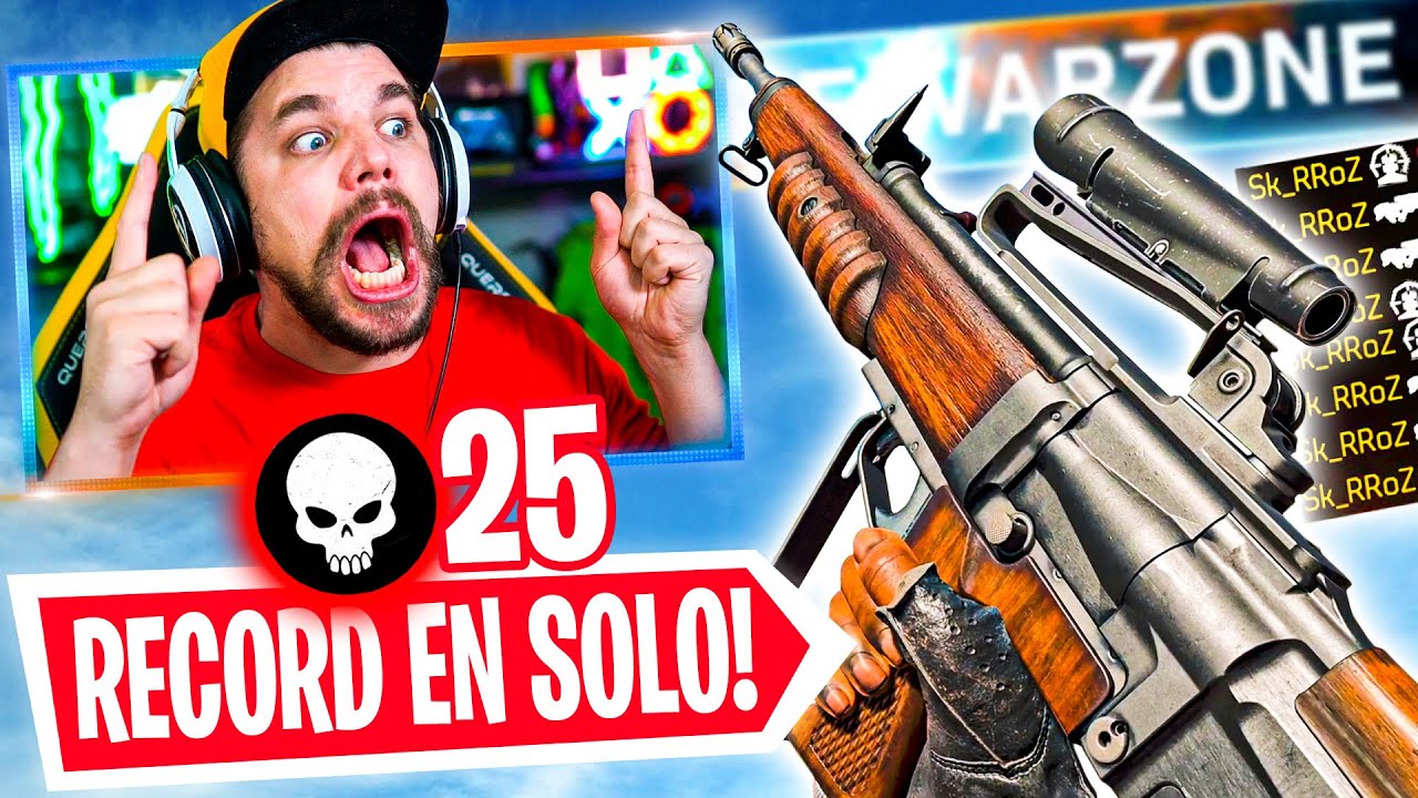 MON NOUVEAU RECORD DE KILL EN SOLO SUR WARZONE !! (Saison 5) - YouTube