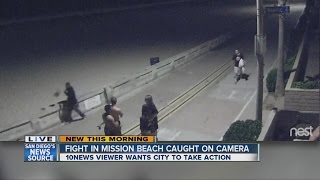 A fight that broke out earlier this month along the mission beach
boardwalk represents increased violence in area, according to local
family. ◂ san...