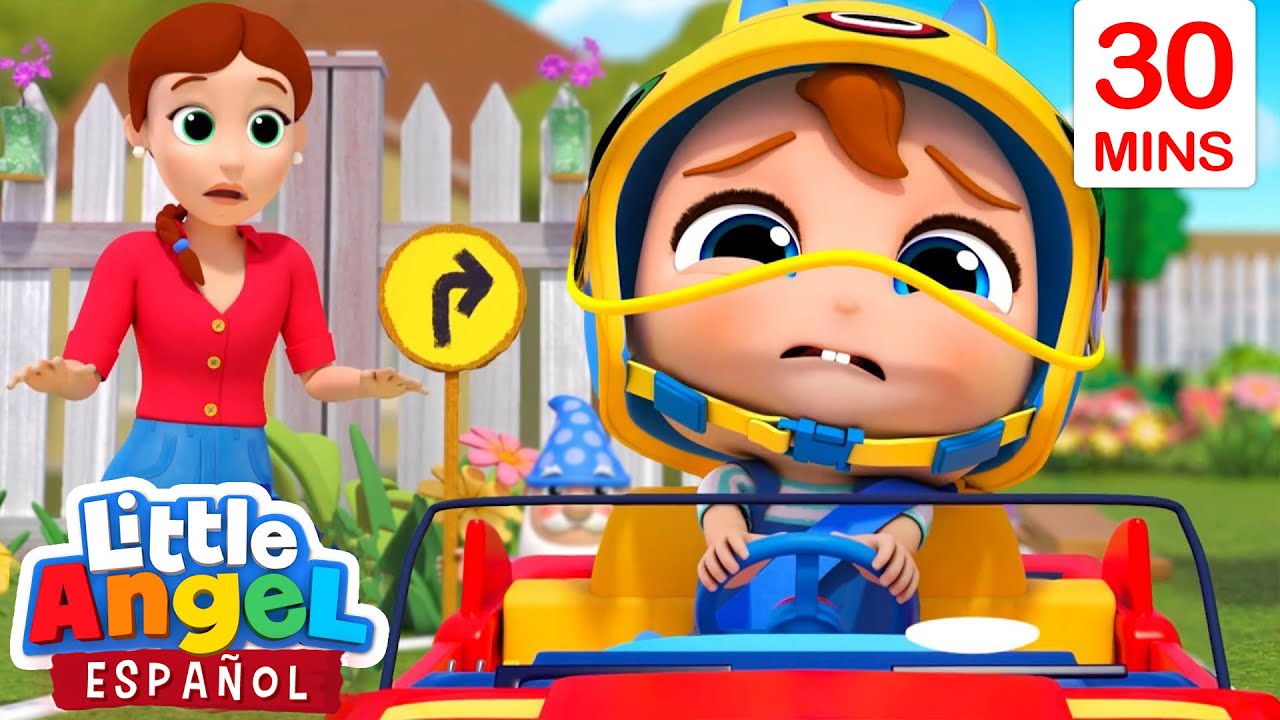 Seguridad Vial🚗 | Caricaturas para niños | Canciones infantiles🎵| Little Angel Español