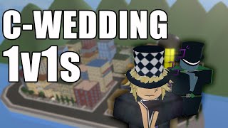 C-WEDDING 1V1S | Project jojo | Roblox