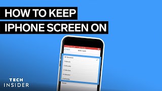 How To Keep iPhone Screen On