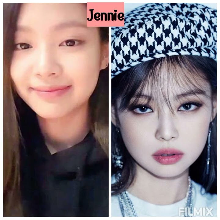 BLACKPINK WITHOUT MAKEUP🖤 AND WITH MAKEUP💗.......Whom u like the most???