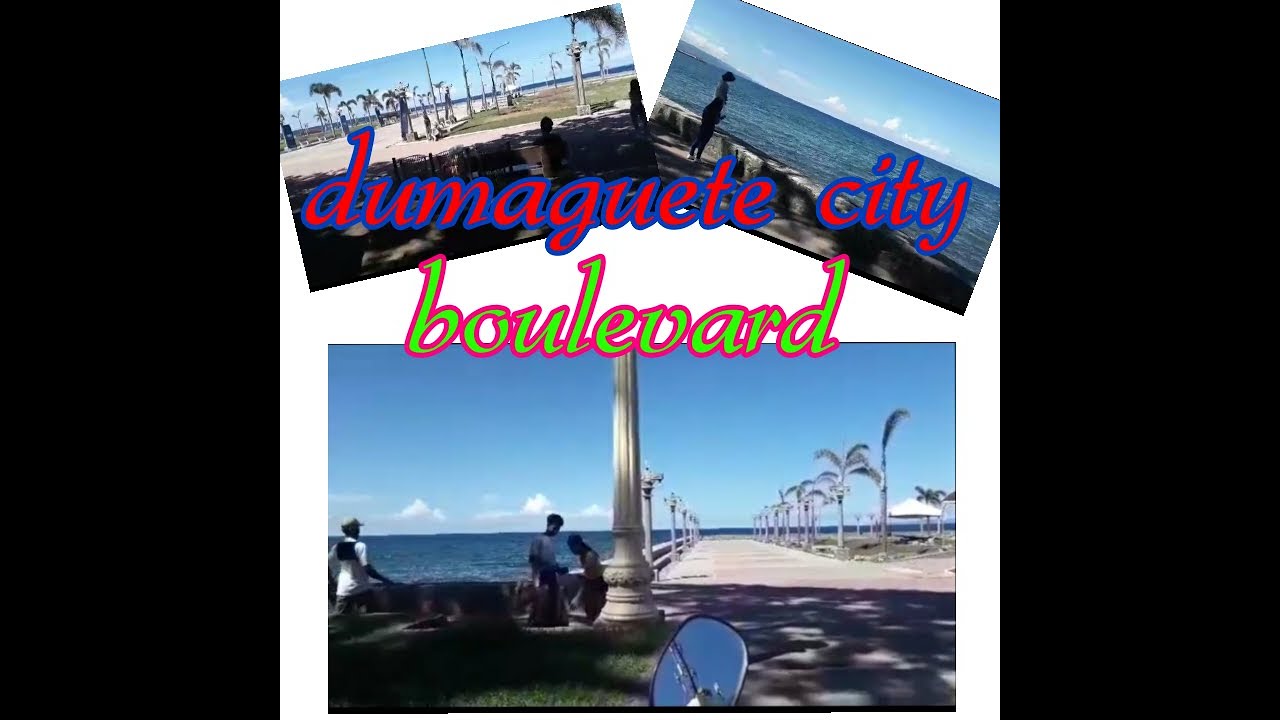 one of the tourist spot in dumaguete/ the new development of boulevard