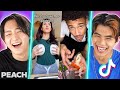 Koreans React To American TikToks Compilation ! | Peach Korea