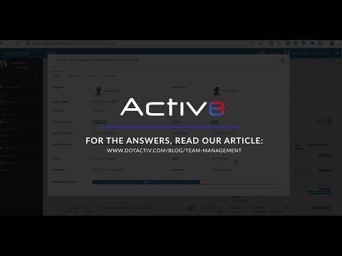 Activ8 - Team Management Software