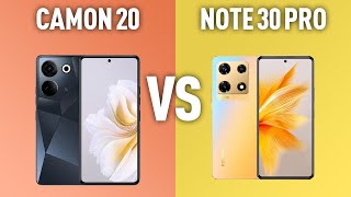 Tecno CAMON 20 Pro vs Infinix Note 30 Pro. Битва китайских среднебюджетников. Что лучше купить?