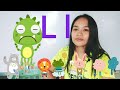 Online learning: lesson 14 (letter Ll) for preschoolers and kindergartens.