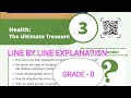 NCERT SCIENCE , CLASS 8 CURIOSITY CH -3 HEALTH : THE ULTIMATE TREASURE PART -2