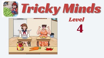 Tricky Minds Level 4 - Help Girls Eat More 🧠 | Walkthrough