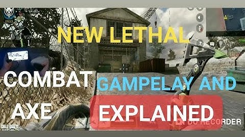 *New* Lethal/Combat Axe / Ameeroo Gaming