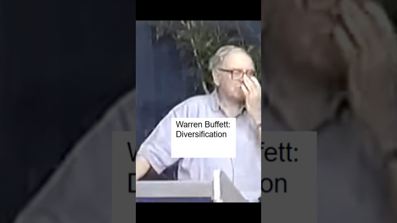 Warren Buffett: Diversification