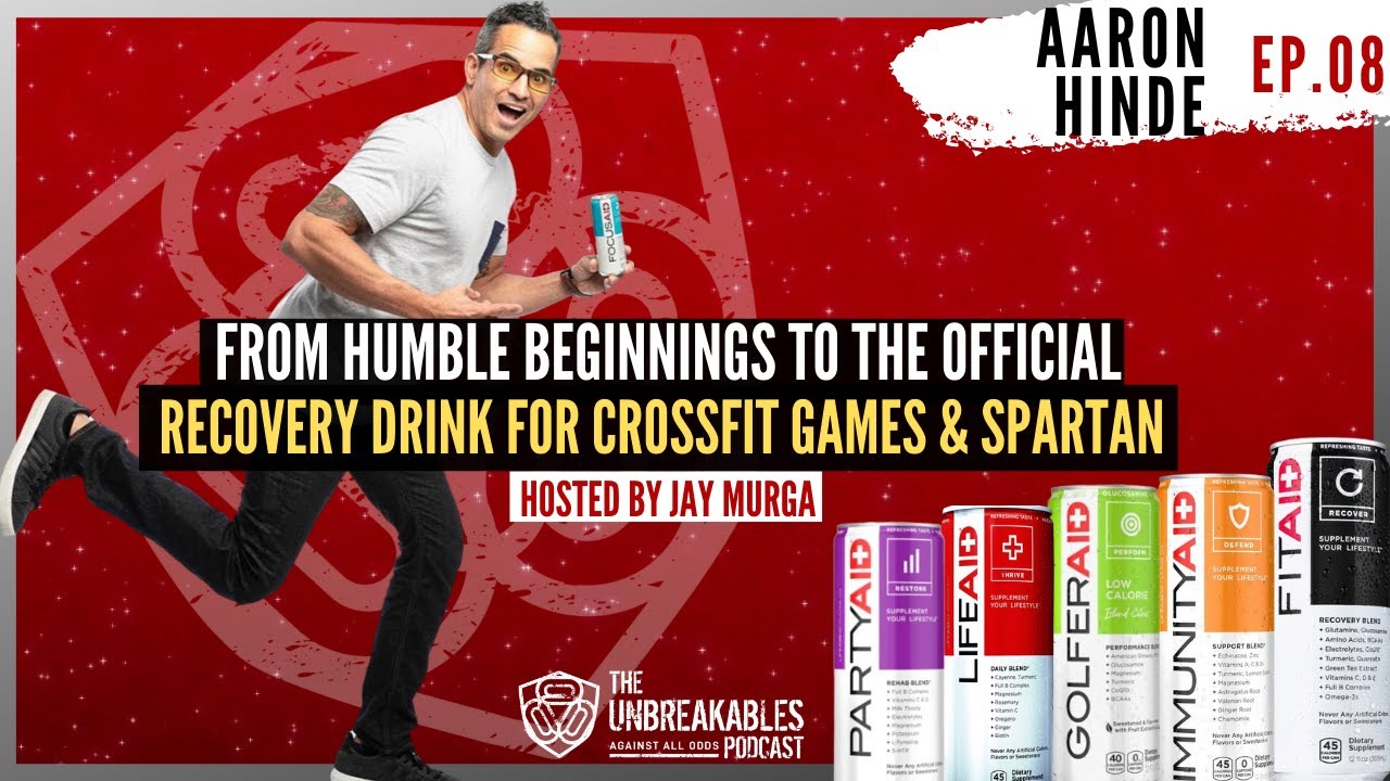 AARON HINDE 08 FROM HUMBLE BEGINNINGS TO THE OFFICIAL RECOVERY DRINK