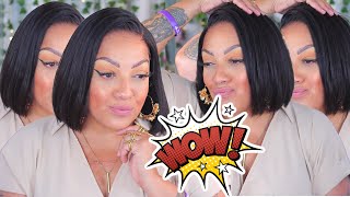 COMPLETELY GLUELESS READY TO WEAR & GO WIG INSTALL | NO GLUE |BEGINNER FRIENDLY #wowafrican screenshot 2