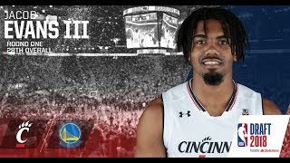 Cincinnati Guard/Forward Jacob Evans Selected In 2018 NBA Draft