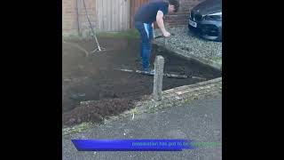🚛 Resin Driveway Installation – Material Delivery & Ground Preparation