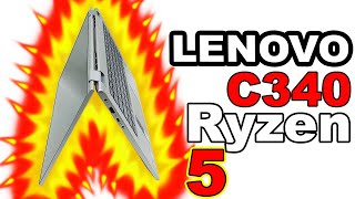 Lenovo C340 Ryzen 5 Unboxing y Especificaciones - Portatiles Alkosto Colombia Parte 4