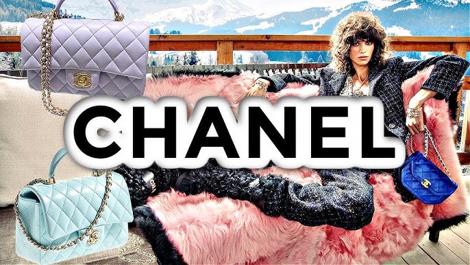 Chanel Blue 2021 Iridescent Extra Mini Coco Handle Bag