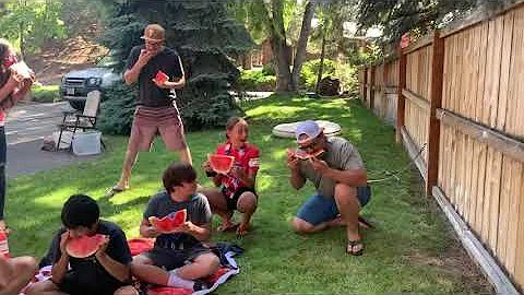 Watermelon eating contest