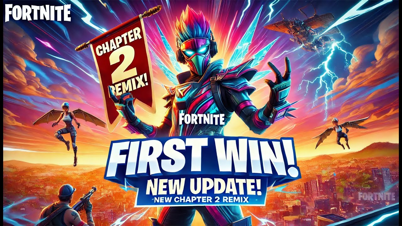 First WIN in FORTNITE CHAPTER 2 REMIX! (New Update Just Dropped!) - YouTube