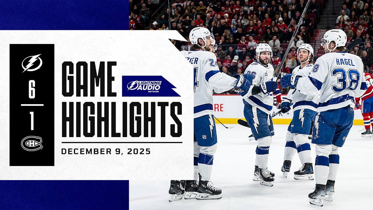 Lightning vs. Canadiens | Lightning Radio Highlights | December 9, 2025