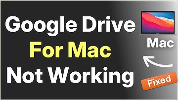 Google Drive on Mac Not Working : How to Fix