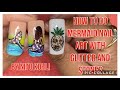 HOW TO DO MERMAID NAIL ART WITH GLITTER STONE ART TUTORIAL BY NITU KOHLI ACADEMY - New Delhi INDIA