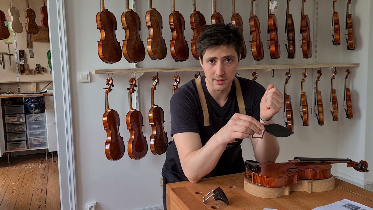 Attache murale pour violon K& - Guillaume KESSLER - Lutherie d'Art