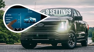 Change These F150 Lightning Settings Right Away  My Top 9 Settings