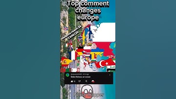 Top comment changes Europe (part 3) | #geography #mapping #countryballs #country #shorts #viral